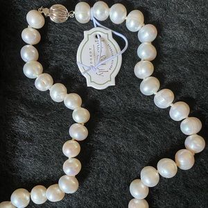 Sterling Silver Pearl Necklace